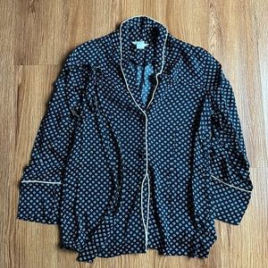 H&M silky pajama set size 0 like new